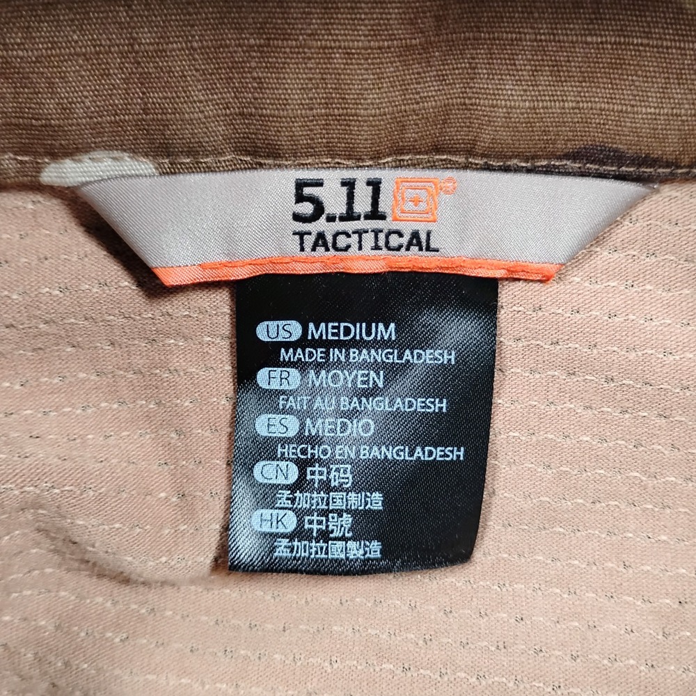 5.11 Tactical Men's MultiCam TDU Rapid Assault 1/4 Zip Combat Shirt Size Medium - Picture 3 of 12
